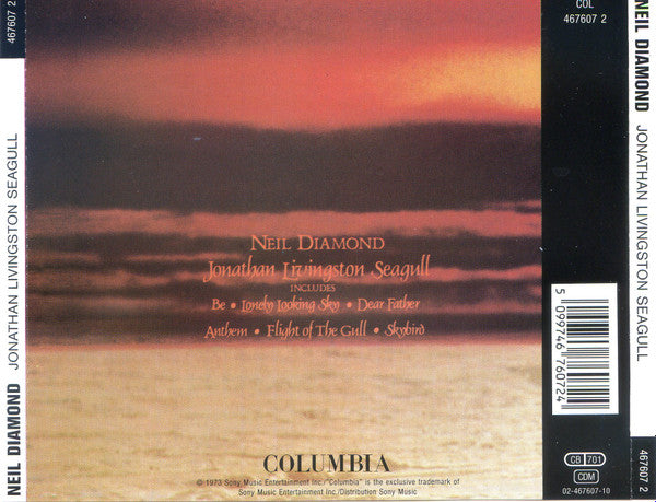 Neil Diamond - Jonathan Livingstone Seagull (Original motion picture soundtrack) (second hand CD)