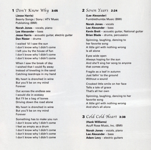 Norah Jones - Come Away With Me (tweedehands CD) - Velvet Music