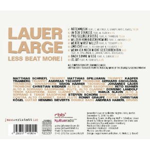 Lauer Large - Less Beat More! (tweedehands CD)