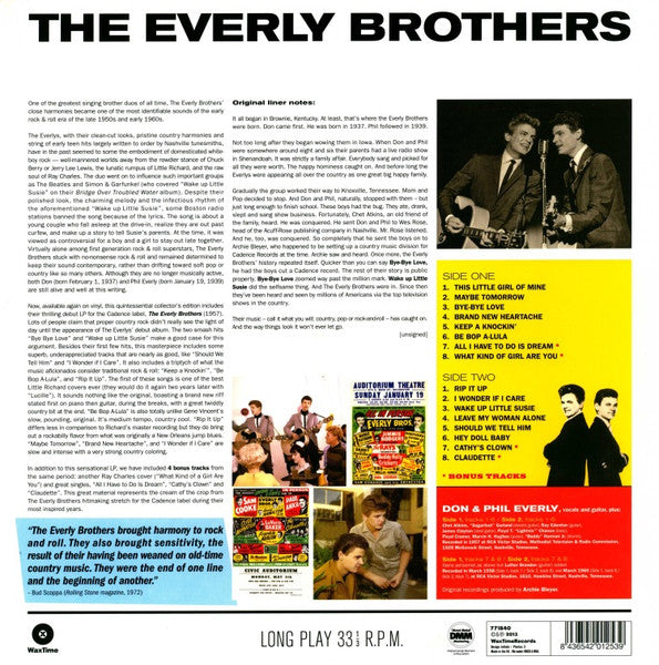 Everly Brothers - The Everly Brothers (LP) - Velvet Music