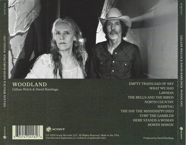 Gillian Welch & David Rawlings - Woodland (CD) - Velvet Music