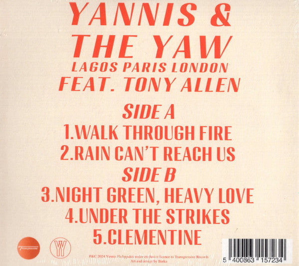 Yannis & The Yaw feat. Tony Allen - Lagos Paris London (CD) - Velvet Music