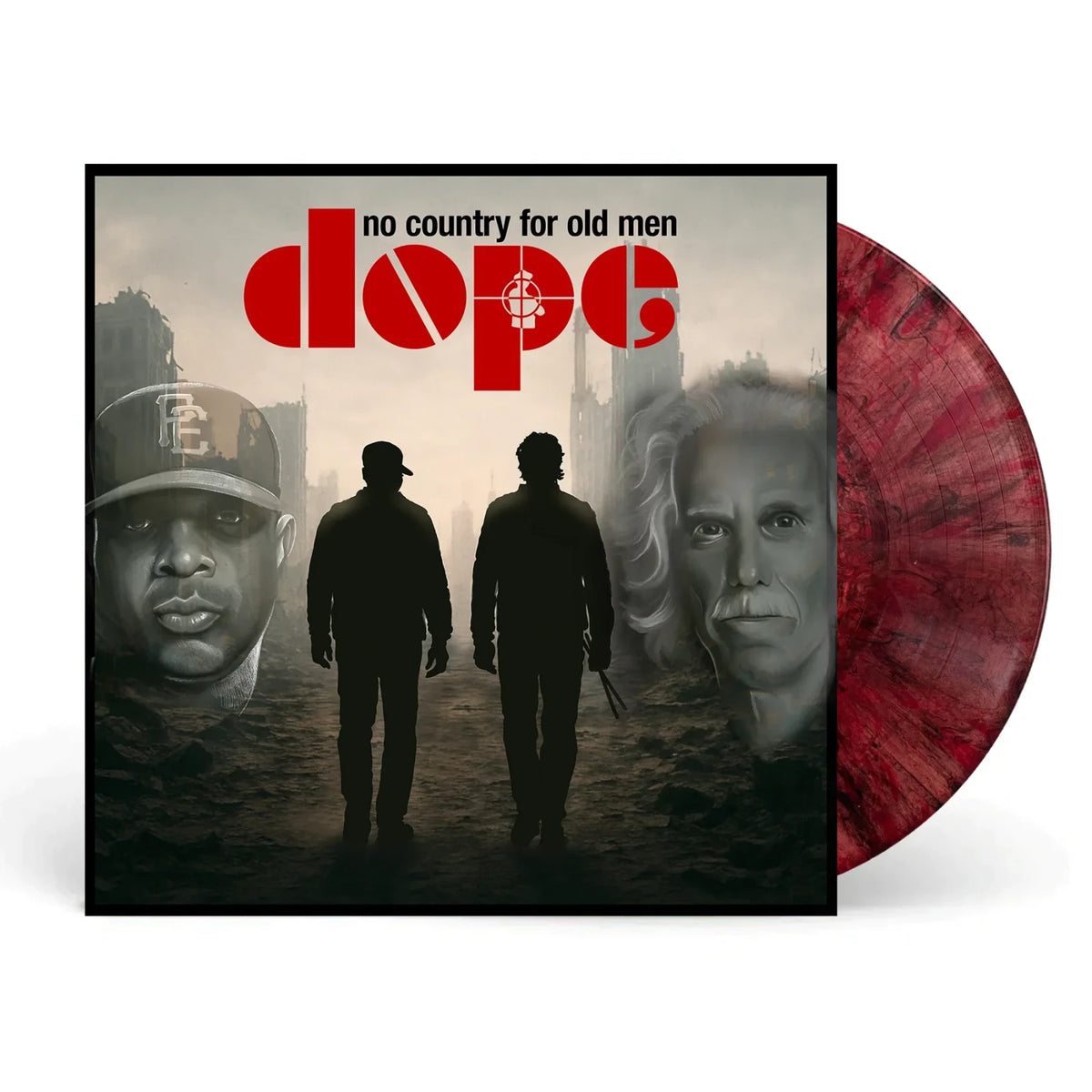 Dope (chuck Dee & John Densmore) - No country for old men (oxblood) (LP) - Velvet Music
