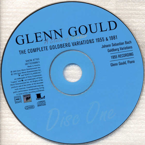 Glenn Gould - A State Of Wonder • The Complete Goldberg Variations 1955 & 1981 (tweedehands CD) - Velvet Music