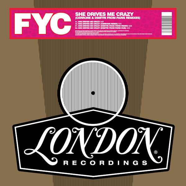 Fine Young Cannibals - She drives me crazy (cerrone & dimitri from paris remixes) -rsd- (maxi 45 tours)