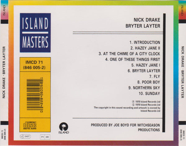 Nick Drake - Bryter Layter (tweedehands CD)