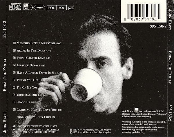 John Hiatt - Bring The Family (CD d'occasion)