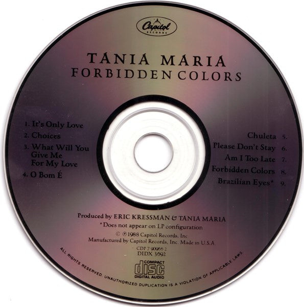 Tania Maria - Forbidden Colors (tweedehands CD)