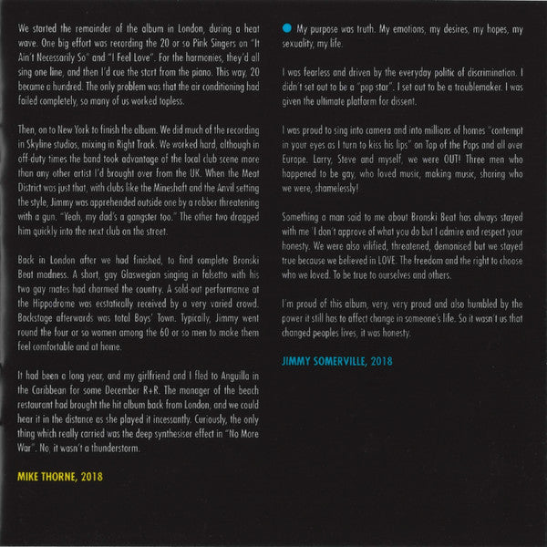 Bronski Beat - Age of consent (CD)