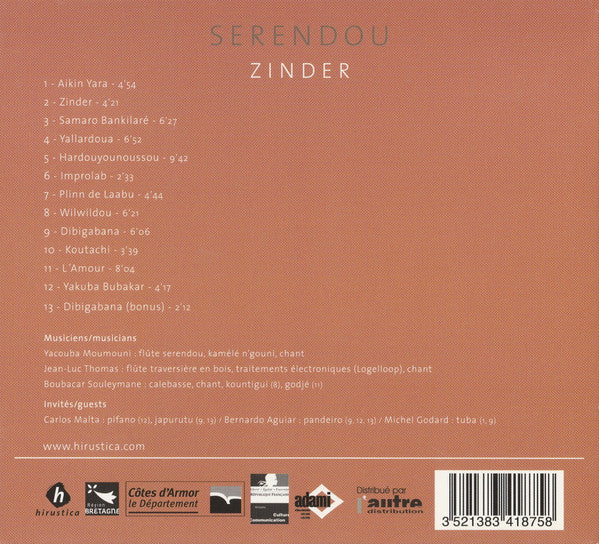 Serendou - Zinder (tweedehands CD)