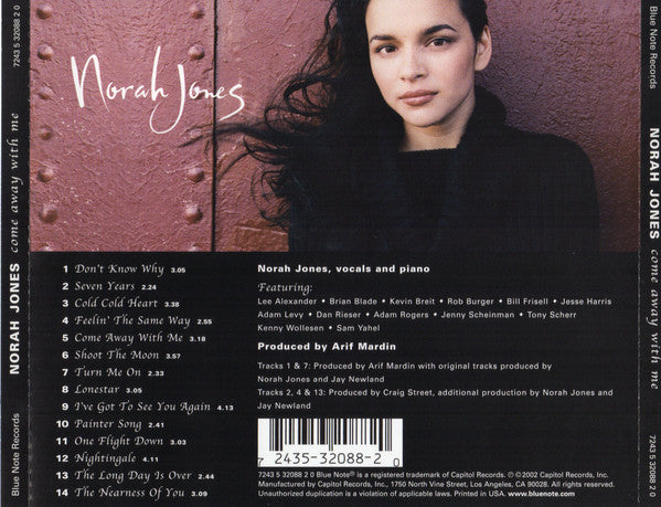Norah Jones - Come Away With Me (tweedehands CD) - Velvet Music