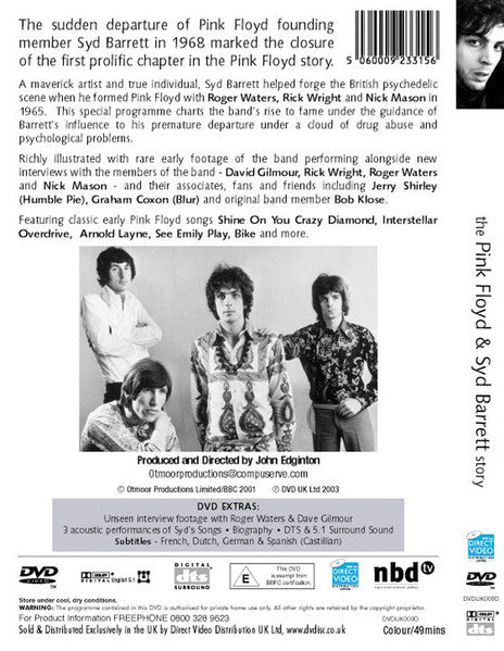 Pink Floyd & Syd Barrett / Various - The Pink Floyd & Syd Barrett Story (DVD d'occasion)