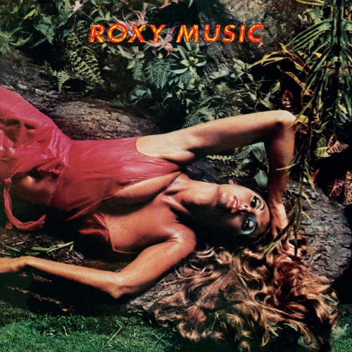 CD van Roxy Music met albumtitel "Stranded" met kleurrijke hoes, zichtbaar op de afbeelding.