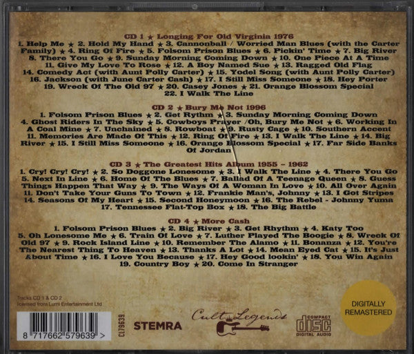 Johnny Cash - The Cash Collection (CD) - Velvet Music