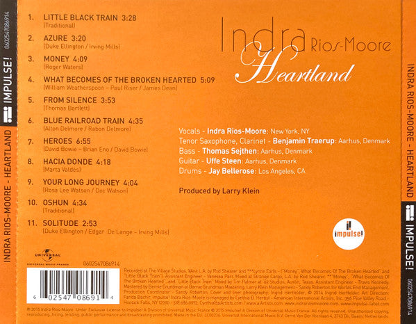 Indra Rios-Moore - Heartland (tweedehands CD)