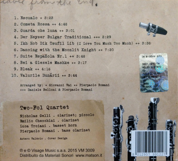 Two-Fol Quartet - Greatest Hits (CD d'occasion)