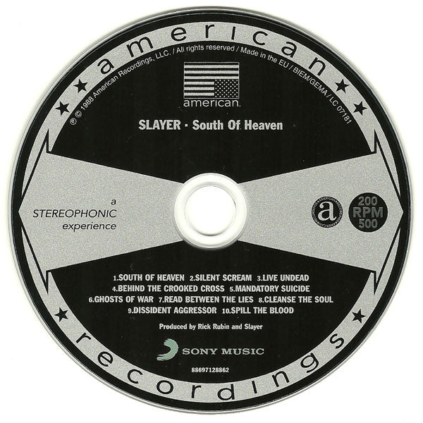 Slayer - South Of Heaven (CD d'occasion)
