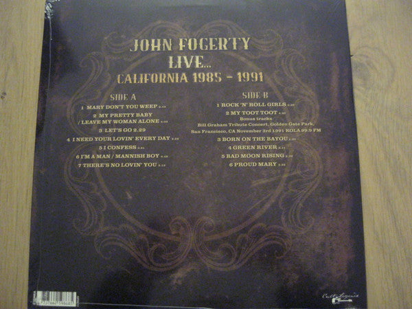 John Fogerty - Live...california 1985 - 1991 (LP) - Velvet Music
