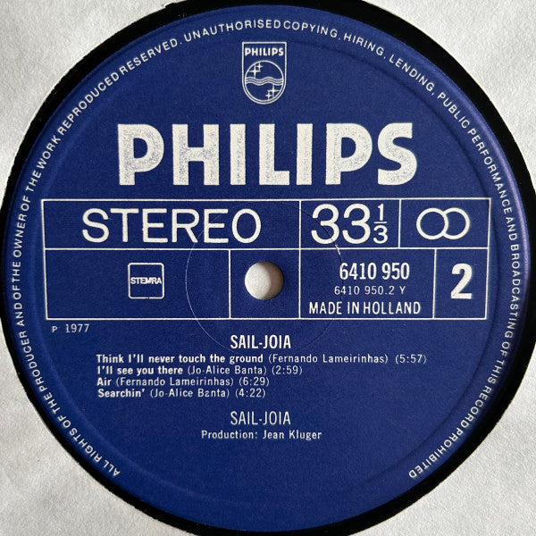 Sail-Joia - Sail-Joia (tweedehands LP) - Velvet Music