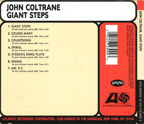 John Coltrane - Giant Steps (tweedehands CD)