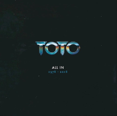 Toto All in the CD, een muzikale cd met de bekende nummers van de band Toto, in een standaard jewelcase.