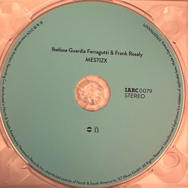 Ibelisse Guardia Ferragutti & Frank Rosaly - Mestizx (CD) - Velvet Music
