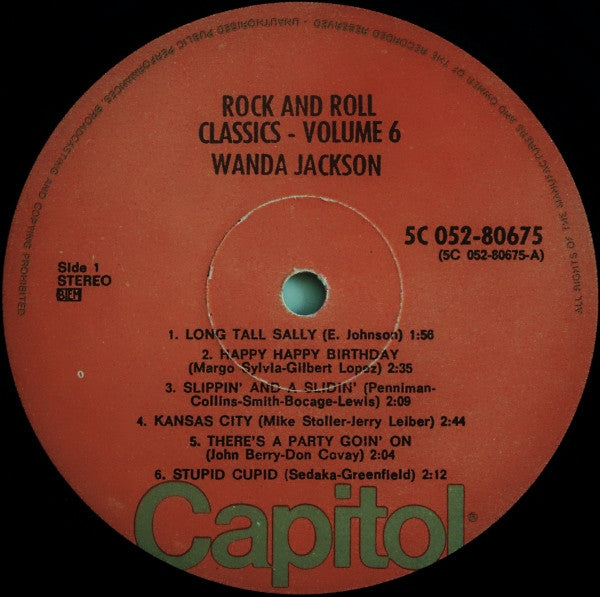 Wanda Jackson - Rock And Roll Classics Vol. 6 (LP d'occasion)