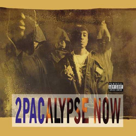 CD van Two Pac - 2 Pacalypse Now, albumhoes met afbeelding van de rapper, luisterbaar muziekproduct in een plastic hoes