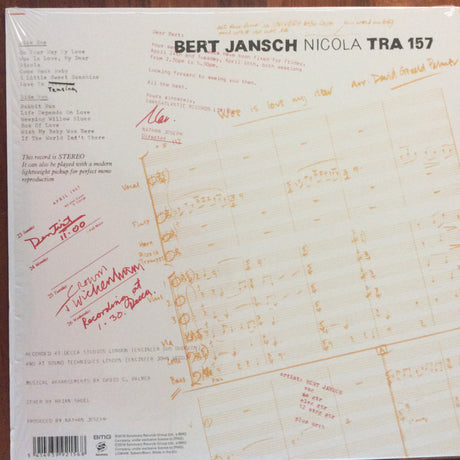 Bert Jansch - Nicola (LP) - Velvet Music