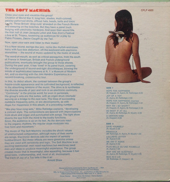 Soft Machine - The Soft Machine (second hand LP)