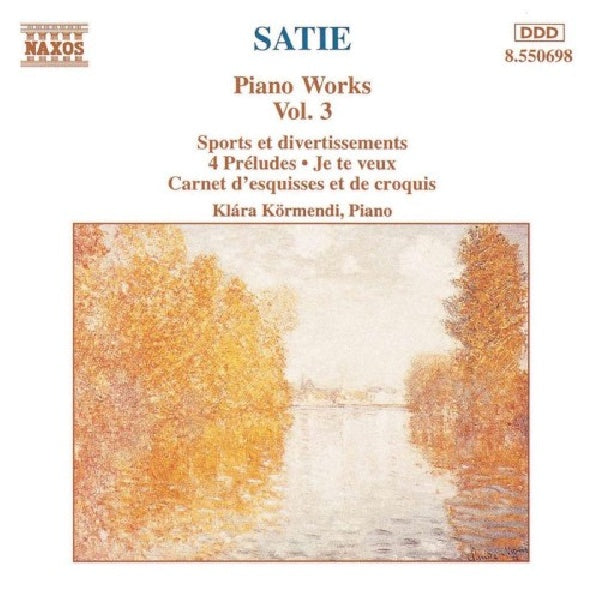 E. Satie - Piano works vol.3 (CD)