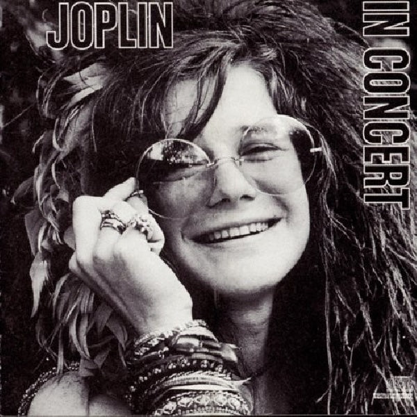 Janis Joplin CD 'Joplin in concert' met artiest op het albumhoes, muzikale opname van haar live optreden.
