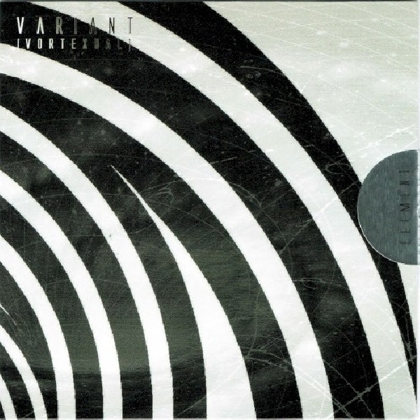 CD van Variant met titel Vortexual (Element Five), zwart ontwerp en artistieke coverafbeelding.