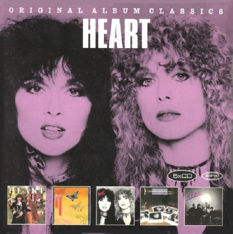 CD van Heart met originele albumklassiekers, zilveren disc met albumtitel en artwork op de voorkant.