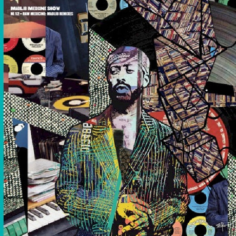 CD van Madlib Medicine Show Vol. 12 met kleurrijke albumhoes en titel zichtbaar.