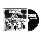 CD van Anti-Flag met 17 nummers, albumhoes met bandnaam en titel, zwart en wit ontwerp, ligt op een witte achtergrond
