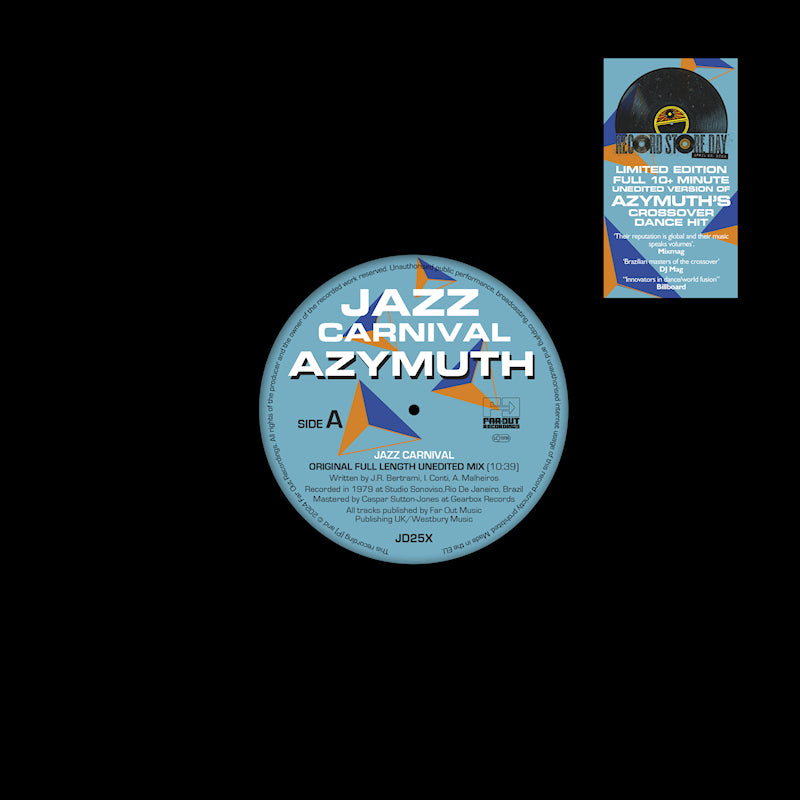 Azymuth - Jazz carnival (12-inch maxi-single) - Velvet Music