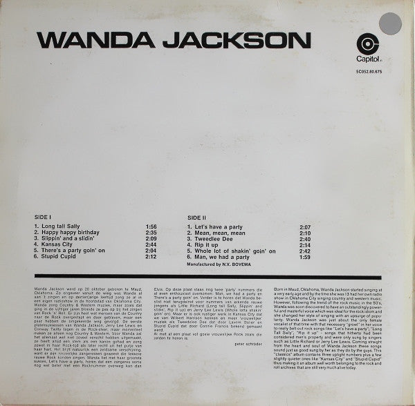 Wanda Jackson - Rock And Roll Classics Vol. 6 (LP d'occasion)
