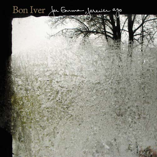 CD van Bon Iver met het album 'For Emma, Forever Ago' met het albumhoes op de voorkant.