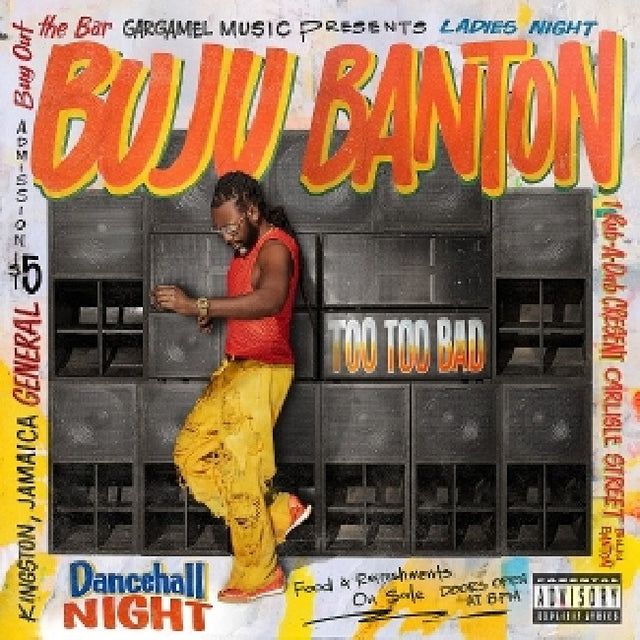 Buju Banton - Too too bad (CD) - Velvet Music
