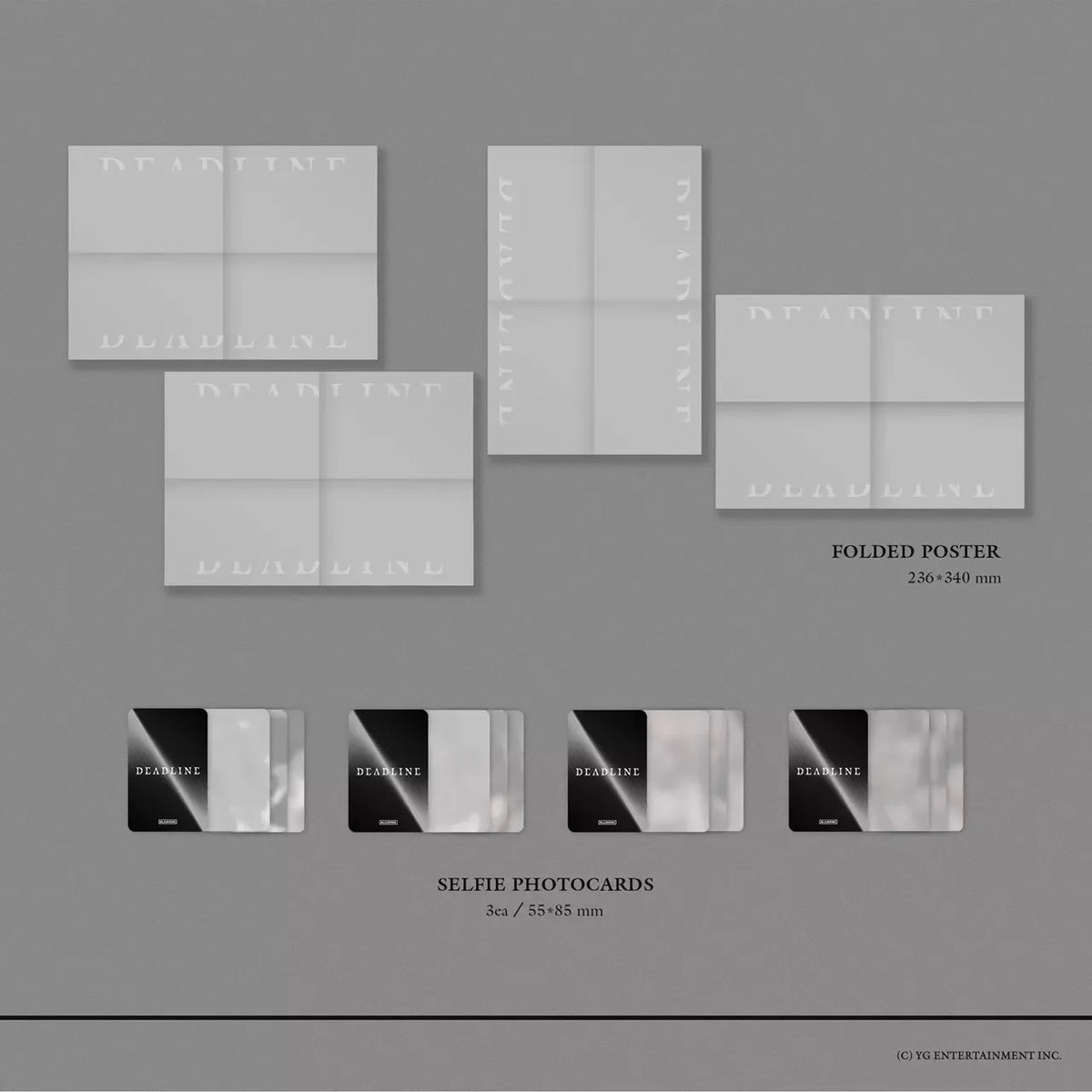 Blackpink - Deadline GRAY Version (3rd MINI ALBUM  CD) - Velvet Music