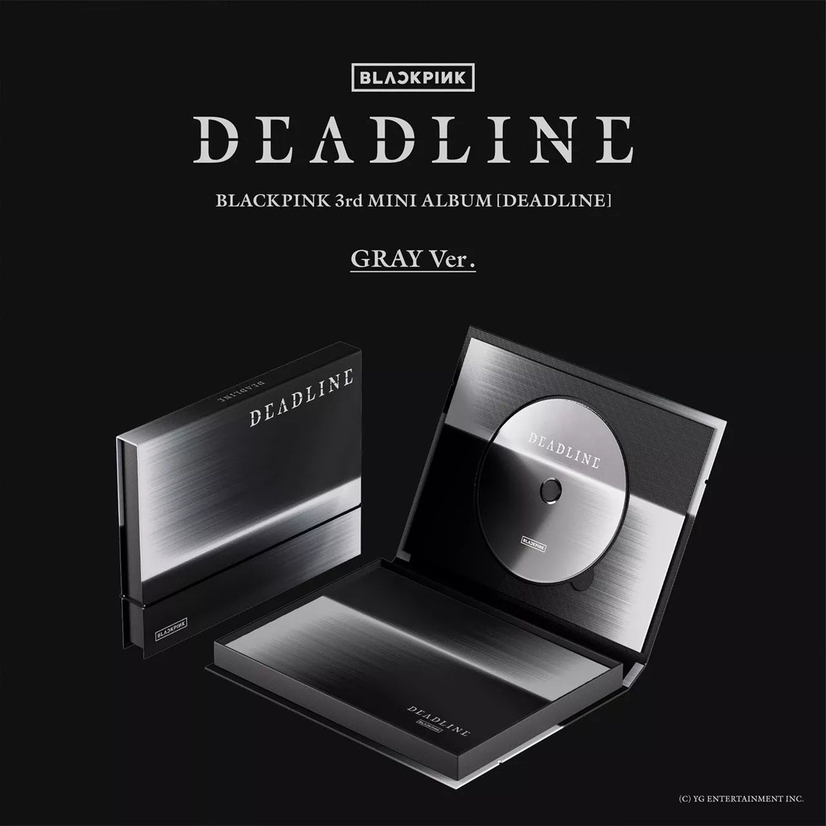 Blackpink - Deadline GRAY Version (3rd MINI ALBUM  CD) - Velvet Music