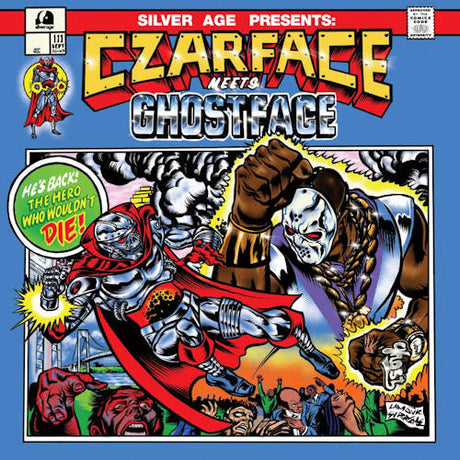 Vinyl LP van Czarface met de albumtitel Czarface meets Ghostface, zwart en wit ontwerp op de cover.