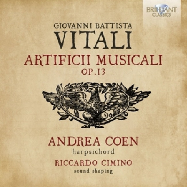 Andrea Coen - Vitali: artificii musicali op.13 (CD) - Velvet Music