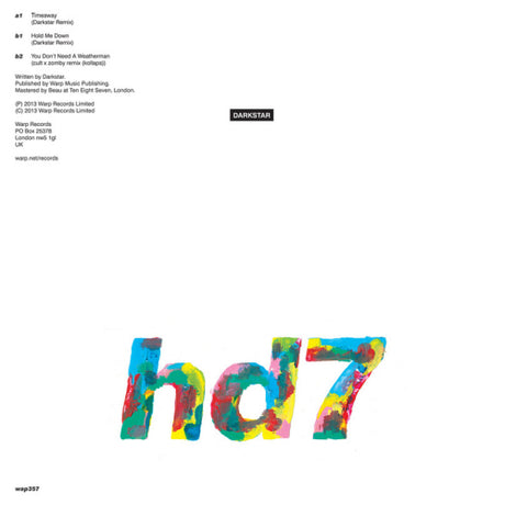 Darkstar - Hd7 (12-inch maxi-single)