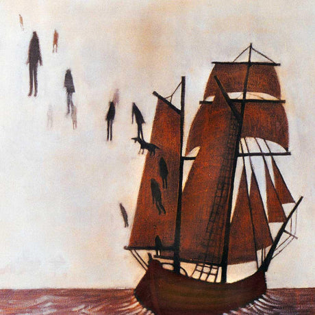 CD van The Decemberists, Castaways and Cutouts, met albumhoes en artwork zichtbaar op de voorkant.