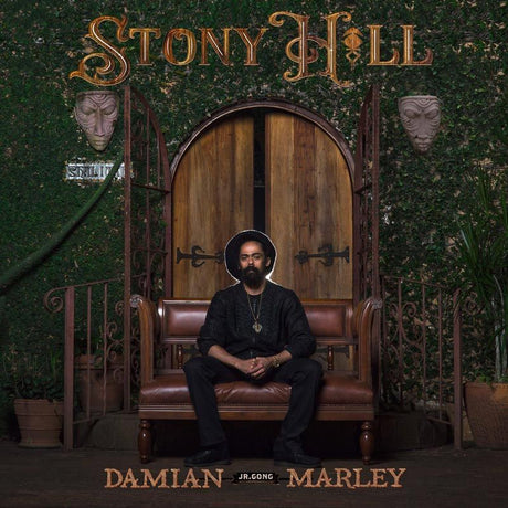 Vinyl LP van Damian Marley met albumhoes voor Stony Hill, afgebeeld met Damian Marley en artwork.