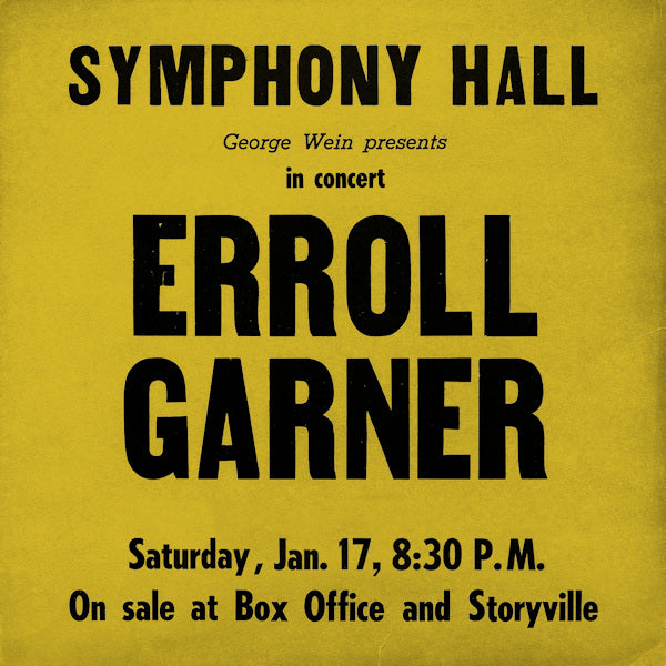 Erroll Garner - Symphony Hall Concert (CD)