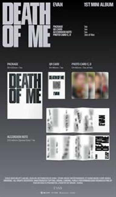 Evan - Death of me (accessoires) - Velvet Music