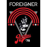 Foreigner dvd film van liveoptreden bij The Rainbow in 1978, muziekvideo van de rockband Foreigner.
